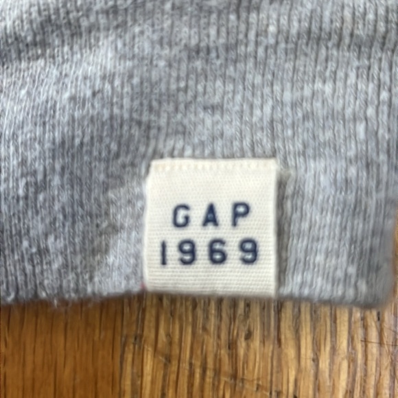 Gap Boys Lightweight Pocketed Striped Sweatshirt Gray and Blue - Picture 4 of 9